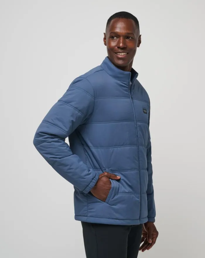 TravisMathew PALISADES PUFFER JACKET Navy Men Jackets TravisMathew PALISADES PUFFER JACKET Navy Men Jackets