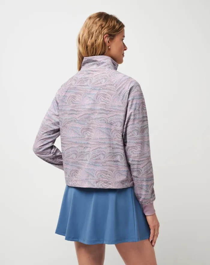TravisMathew POST MATCH FULL ZIP JACKET Moonscape Multi Women Jackets TravisMathew POST MATCH FULL ZIP JACKET Moonscape Multi Women Jackets