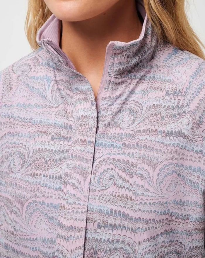 TravisMathew POST MATCH FULL ZIP JACKET Moonscape Multi Women Jackets TravisMathew POST MATCH FULL ZIP JACKET Moonscape Multi Women Jackets