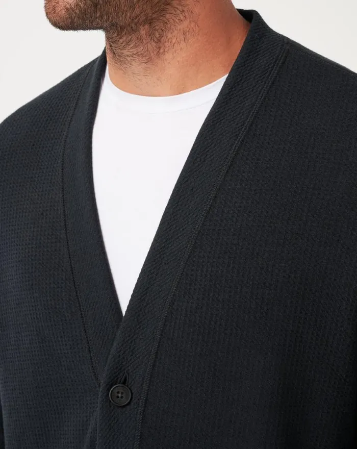 TravisMathew PRISTINE SHORE CARDIGAN Black Men Hoodies and Sweatshirts TravisMathew PRISTINE SHORE CARDIGAN Black Men Hoodies and Sweatshirts