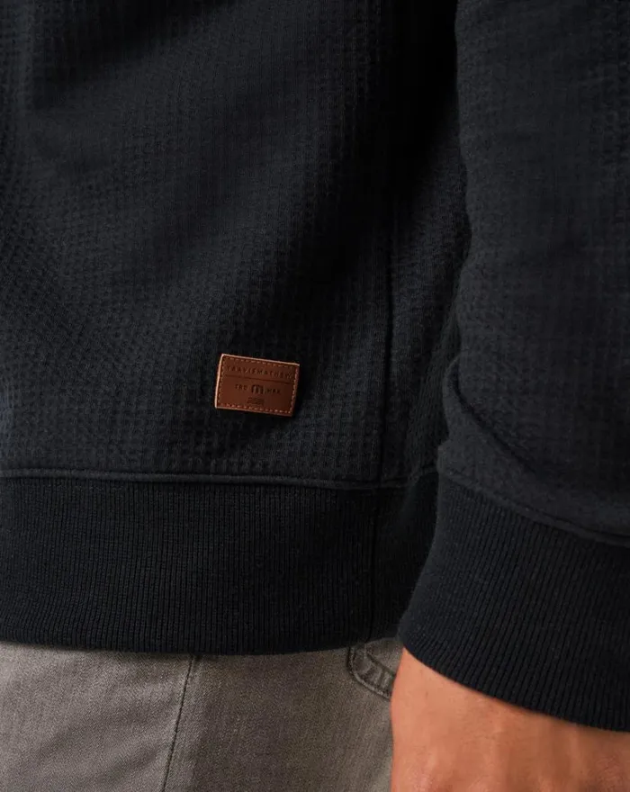 TravisMathew PRISTINE SHORE CARDIGAN Black Men Hoodies and Sweatshirts TravisMathew PRISTINE SHORE CARDIGAN Black Men Hoodies and Sweatshirts