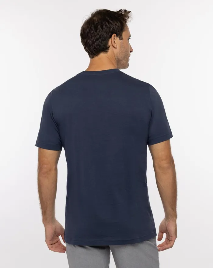 TravisMathew ROUNDUPS TEE Mood Indigo Men Tees TravisMathew ROUNDUPS TEE Mood Indigo Men Tees