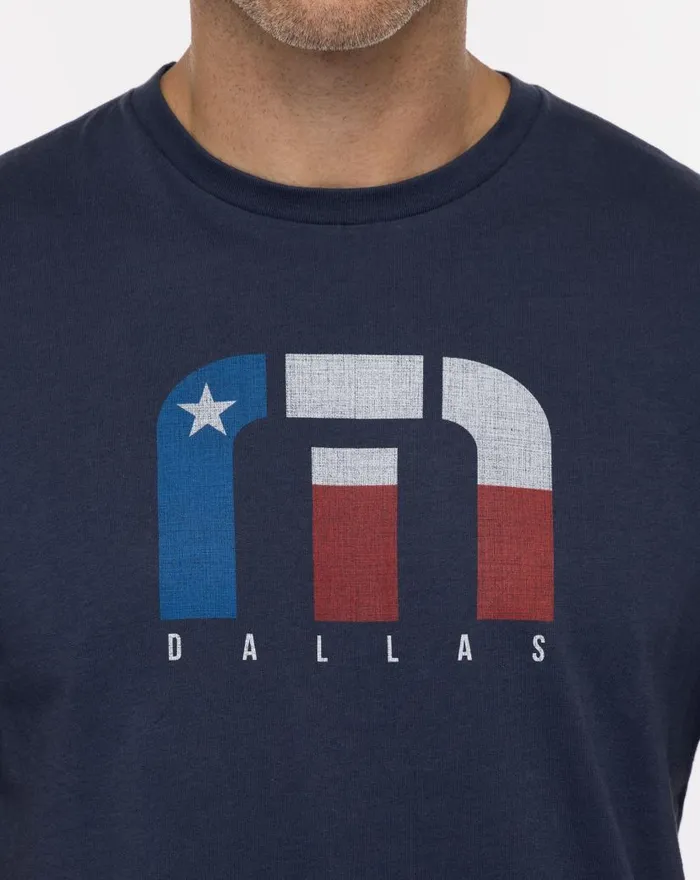 TravisMathew ROUNDUPS TEE Mood Indigo Men Tees TravisMathew ROUNDUPS TEE Mood Indigo Men Tees
