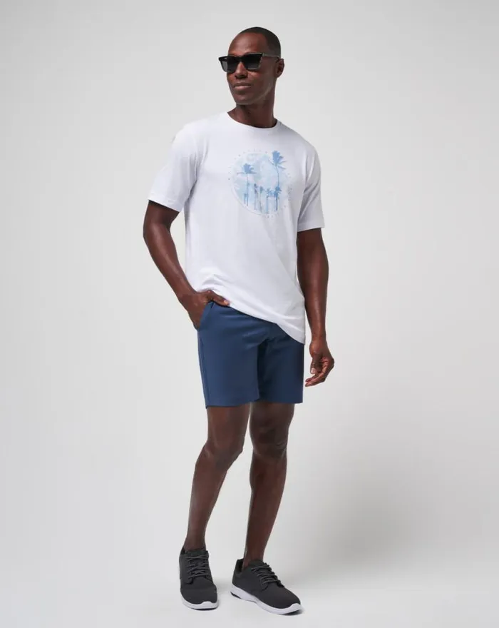 TravisMathew TECH CHINO SHORT 8IN Dress Blues Men Shorts TravisMathew TECH CHINO SHORT 8IN Dress Blues Men Shorts