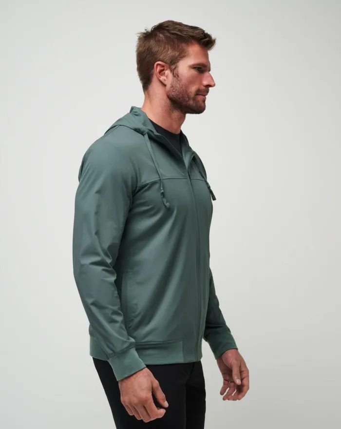 TravisMathew WANDERLUST HOODIE Balsam Green Men Jackets TravisMathew WANDERLUST HOODIE Balsam Green Men Jackets