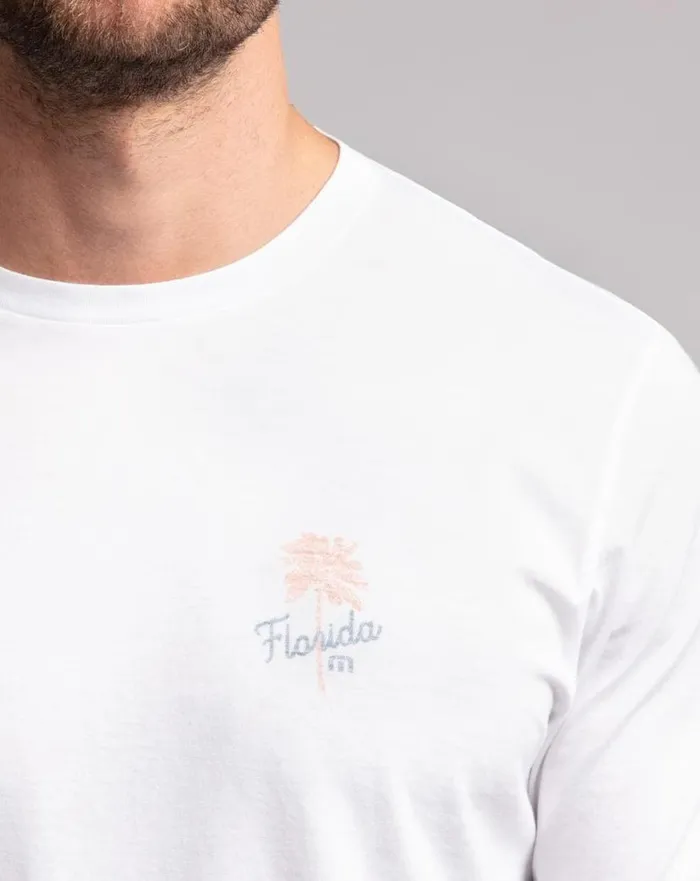 TravisMathew WHITE SANDS TEE White Men Tees TravisMathew WHITE SANDS TEE White Men Tees
