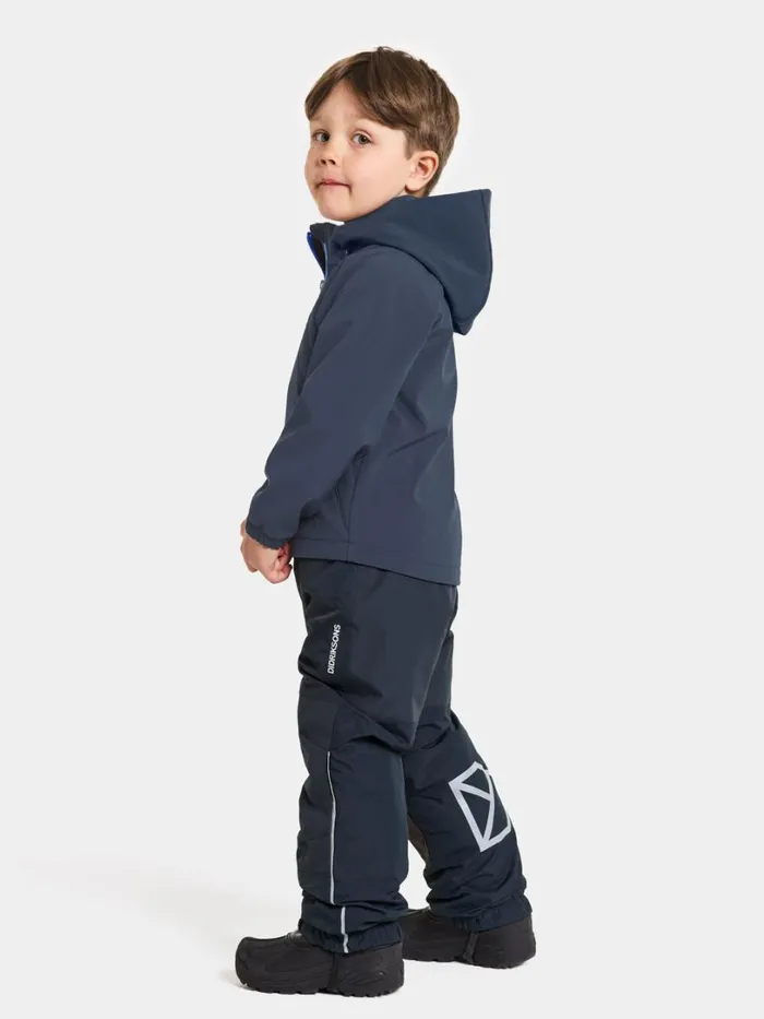 Troel Kids039 Jacket Navy Kids Didriksons Softshell Jackets