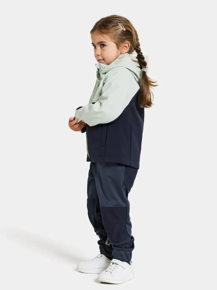 Troel Kids039 Jacket Pale Mint Kids Didriksons Spring Jackets