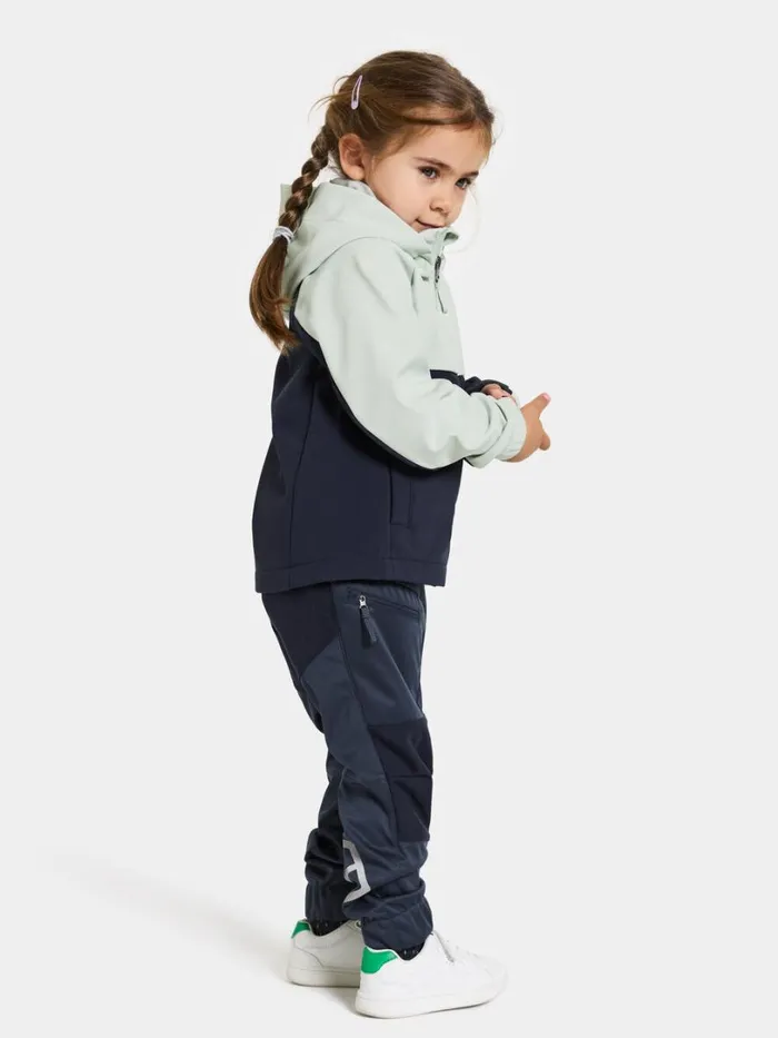 Troel Kids039 Jacket Pale Mint Kids Didriksons Spring Jackets