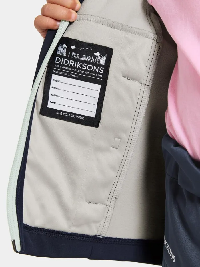 Troel Kids039 Jacket Pale Mint Kids Didriksons Spring Jackets