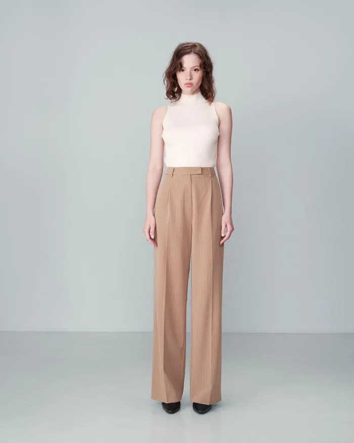 TROUSERS CAMEL NEVE Shop Grace and Mila Flowing Trousers