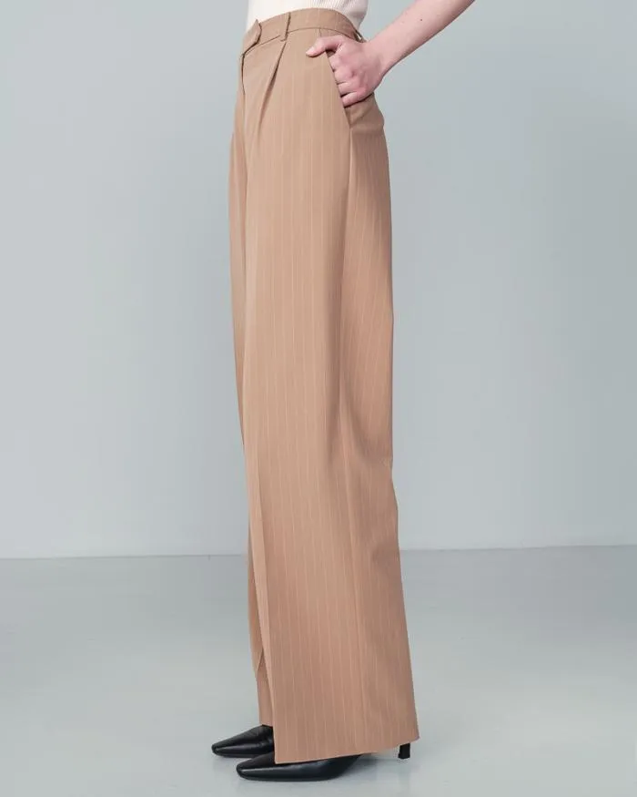 TROUSERS CAMEL NEVE Shop Grace and Mila Flowing Trousers