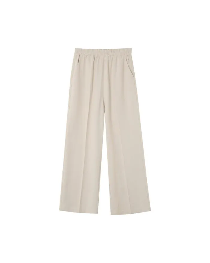 TROUSERS ECRU NOBLESSE Shop Grace and Mila Flowing Trousers
