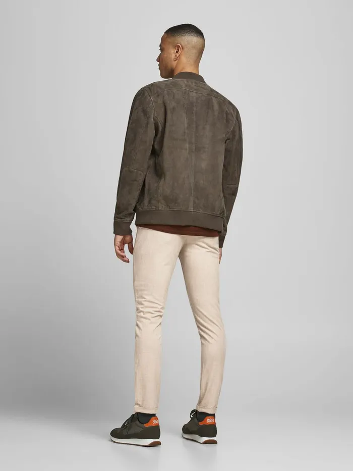 Trousers JACK and JONES Mens MARCO CONNOR AKM CHINOS Beige Beige