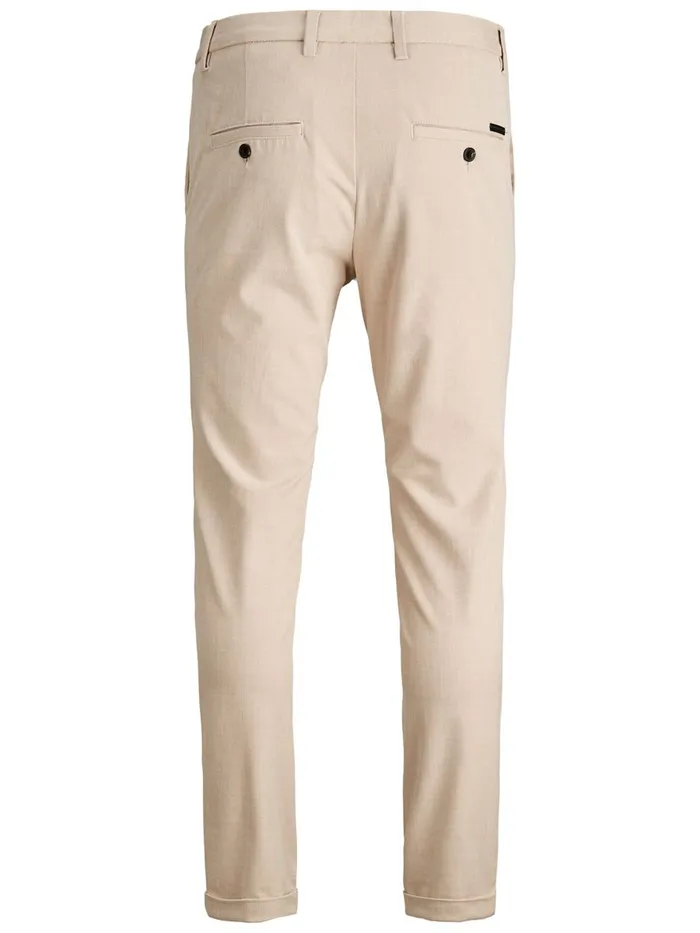 Trousers JACK and JONES Mens MARCO CONNOR AKM CHINOS Beige Beige
