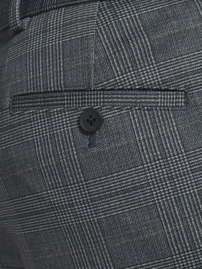 Trousers JACK and JONES Mens MARCO PHIL CHINOS Grey Navy Blazer