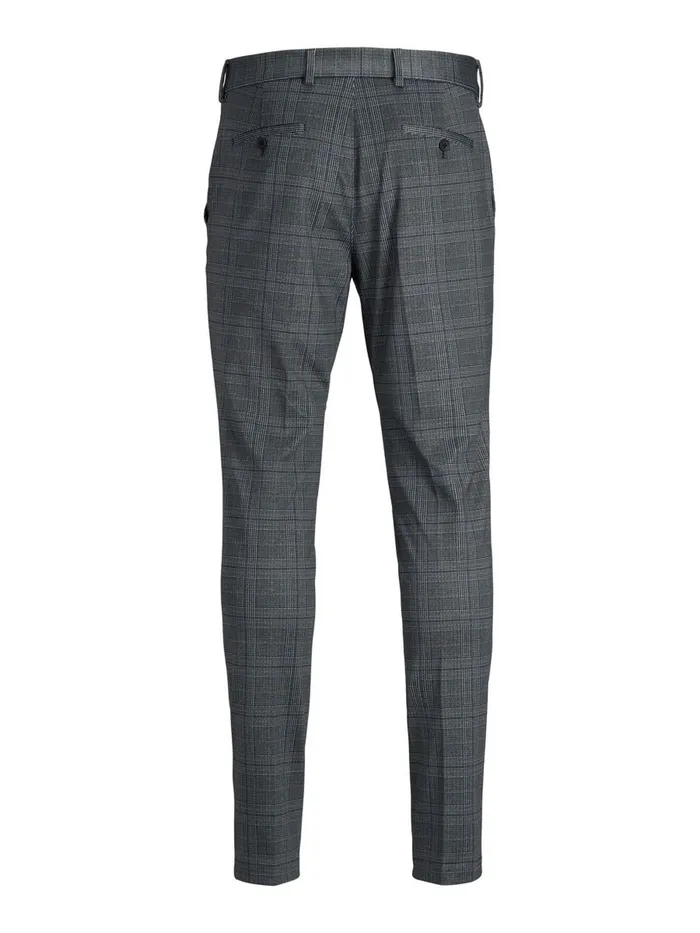 Trousers JACK and JONES Mens MARCO PHIL CHINOS Grey Navy Blazer