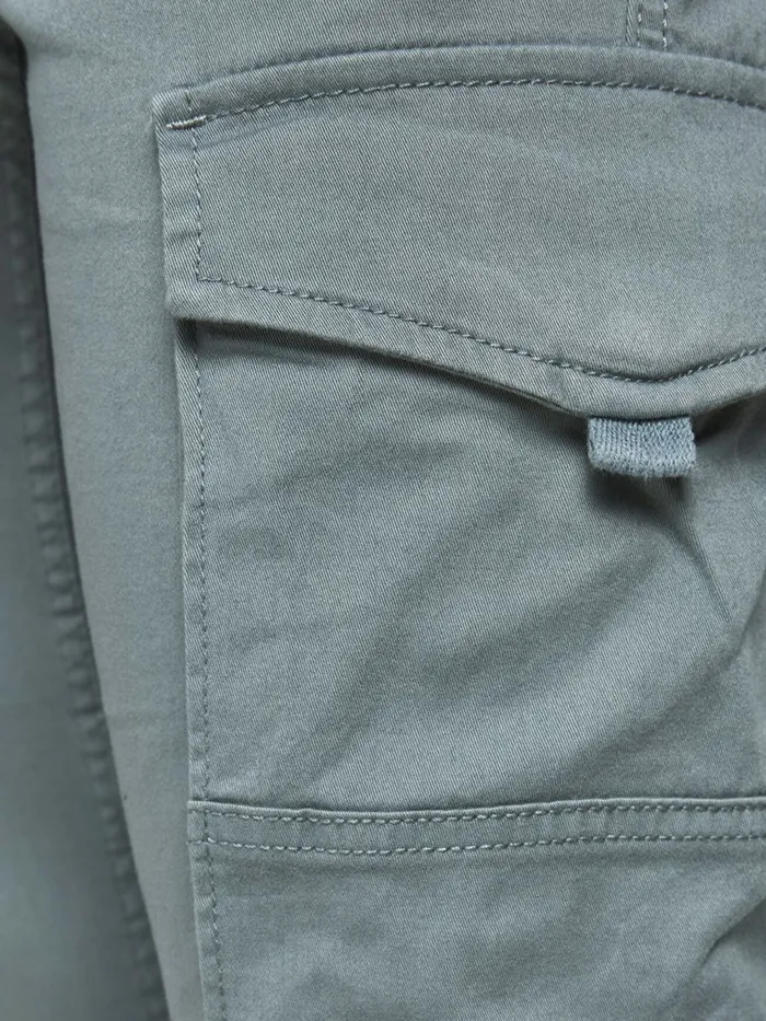 Trousers JACK and JONES Mens PAUL FLAKE AKM CARGO TROUSERS Blue Trooper