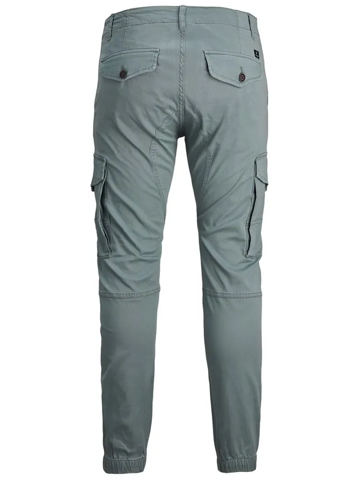 Trousers JACK and JONES Mens PAUL FLAKE AKM CARGO TROUSERS Blue Trooper