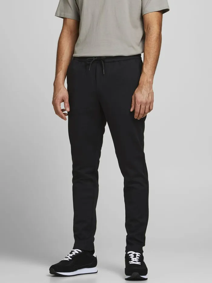 Trousers JACK and JONES Mens WILL PHIL CHINOS Black Black
