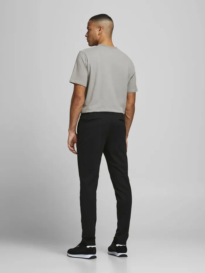 Trousers JACK and JONES Mens WILL PHIL CHINOS Black Black