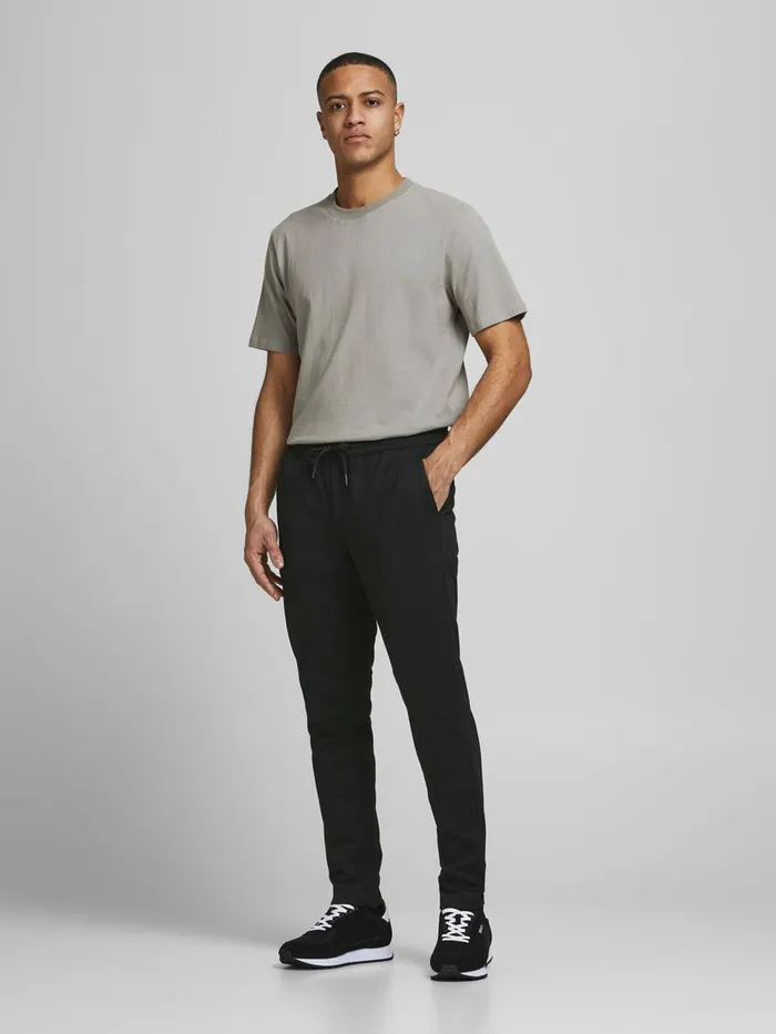 Trousers JACK and JONES Mens WILL PHIL CHINOS Black Black