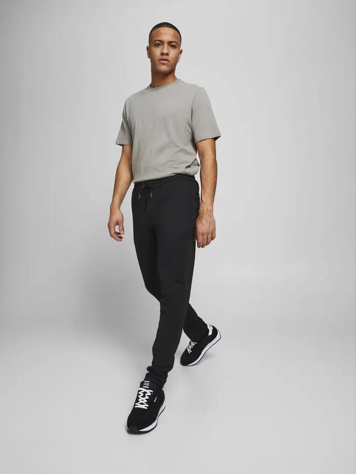 Trousers JACK and JONES Mens WILL PHIL CHINOS Black Black