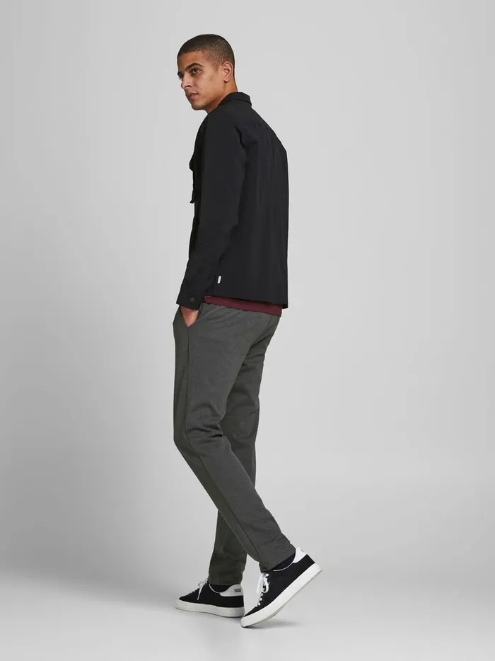 Trousers JACK and JONES Mens WILL PHIL SWEATPANTS Grey Grey Melange Casaul