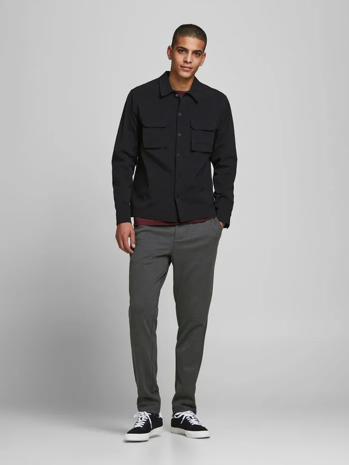 Trousers JACK and JONES Mens WILL PHIL SWEATPANTS Grey Grey Melange Casaul