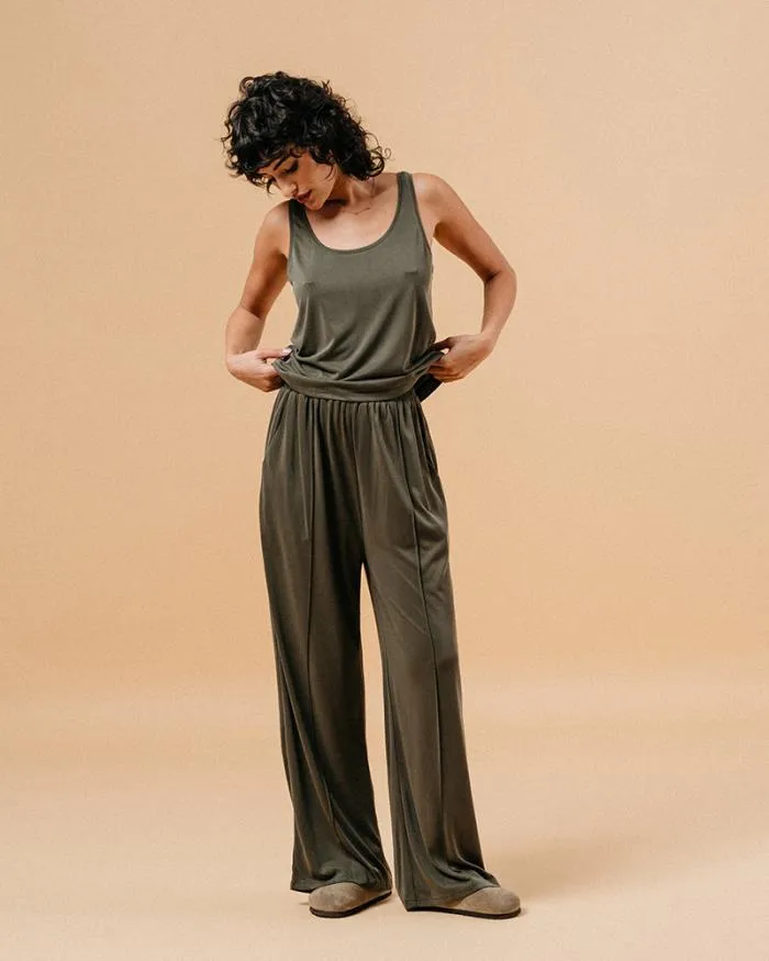 TROUSERS KAKI MAXWELL Shop Grace and Mila HighWaisted Trousers
