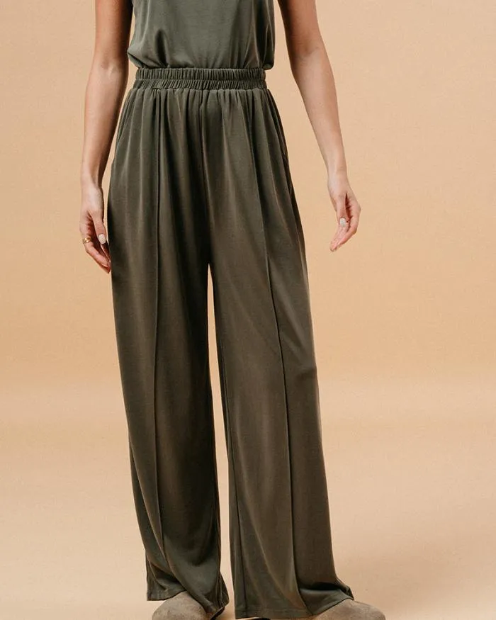TROUSERS KAKI MAXWELL Shop Grace and Mila HighWaisted Trousers