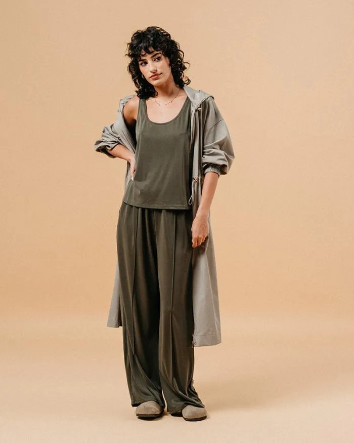 TROUSERS KAKI MAXWELL Shop Grace and Mila HighWaisted Trousers