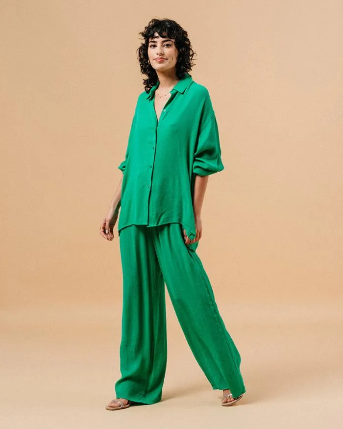 TROUSERS VERT MATISSE Shop Grace and Mila HighWaisted Trousers