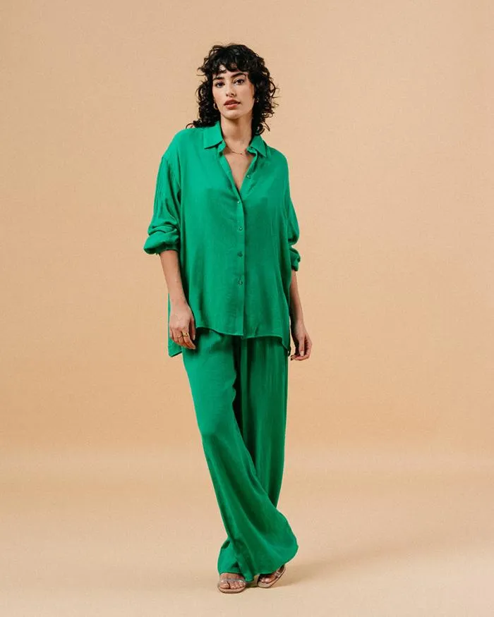 TROUSERS VERT MATISSE Shop Grace and Mila HighWaisted Trousers
