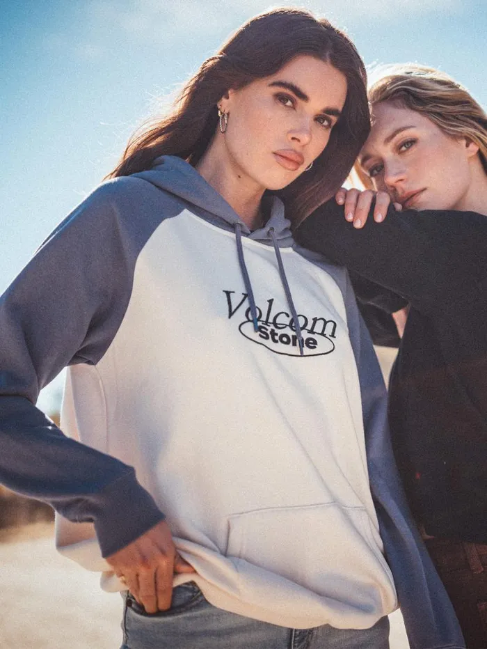 Truly Stoked Boyfriend Pullover Hoodie 8211 Bone Womens Volcom Hoodies and Sweatshirts Truly Stoked Boyfriend Pullover Hoodie 8211 Bone Womens Volcom Hoodies and Sweatshirts