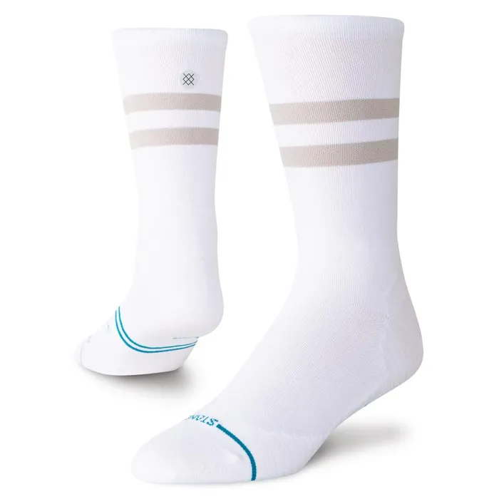 Ultralight Performance Crew Socks Franchise 8211 White MenWomen Stance Crew