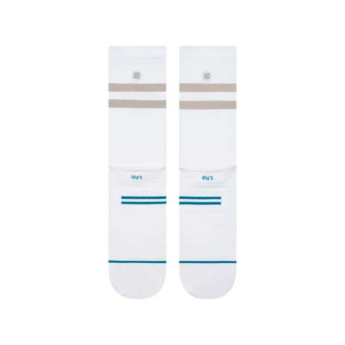 Ultralight Performance Crew Socks Franchise 8211 White MenWomen Stance Crew