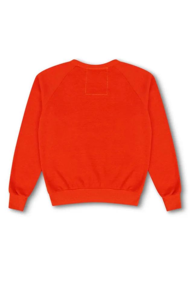 University Of Texas Crew Sweatshirt 8211 Orange WomenMen Aviator Nation Sweatshirts