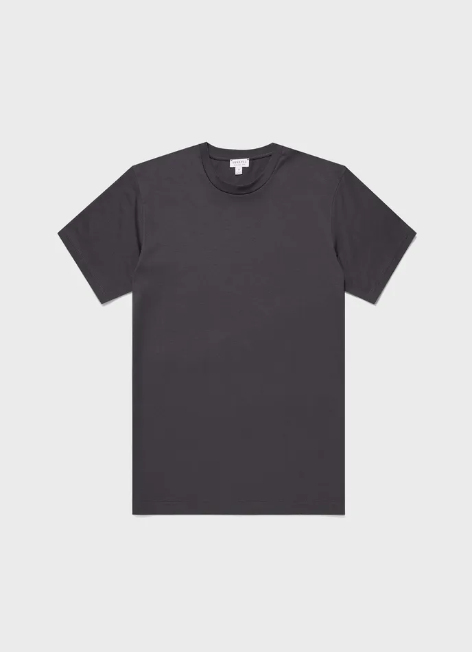 ussunspel Riviera Midweight Tshirt Charcoal Men Tshirts