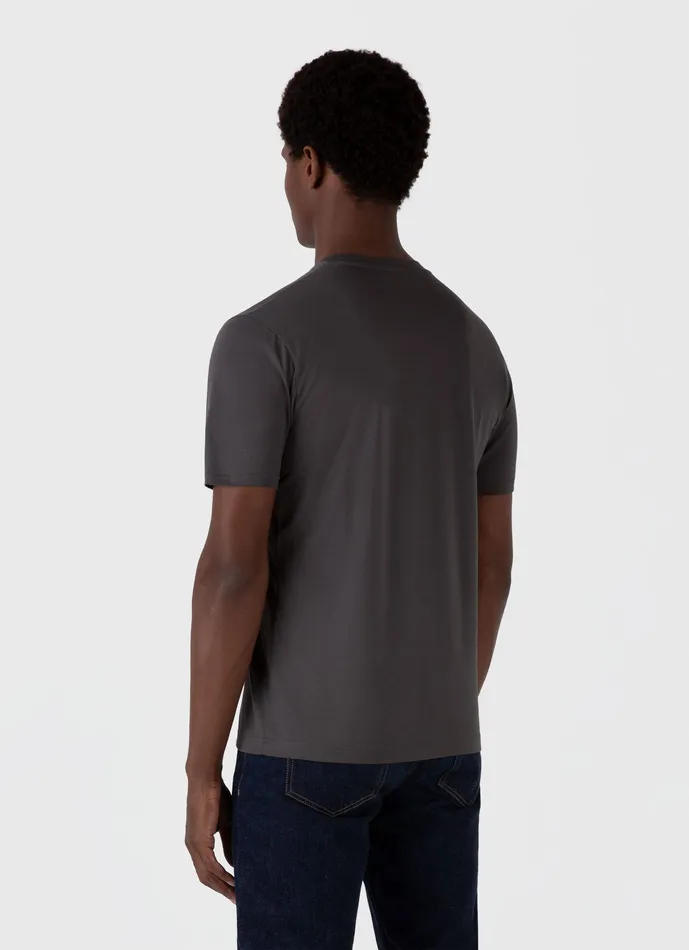 ussunspel Riviera Midweight Tshirt Charcoal Men Tshirts ussunspel Riviera Midweight Tshirt Charcoal Men Tshirts