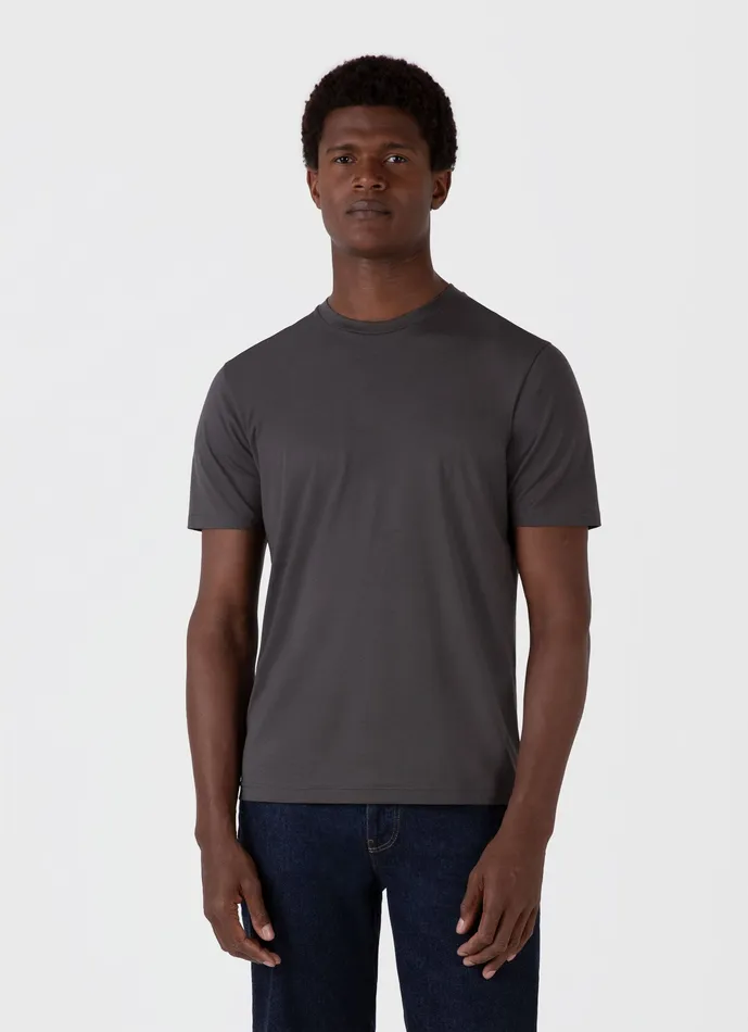ussunspel Riviera Midweight Tshirt Charcoal Men Tshirts ussunspel Riviera Midweight Tshirt Charcoal Men Tshirts
