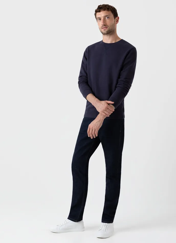 ussunspel Sweatshirts and Sweatpants Men Loopback Sweatshirt Navy ussunspel Sweatshirts and Sweatpants Men Loopback Sweatshirt Navy