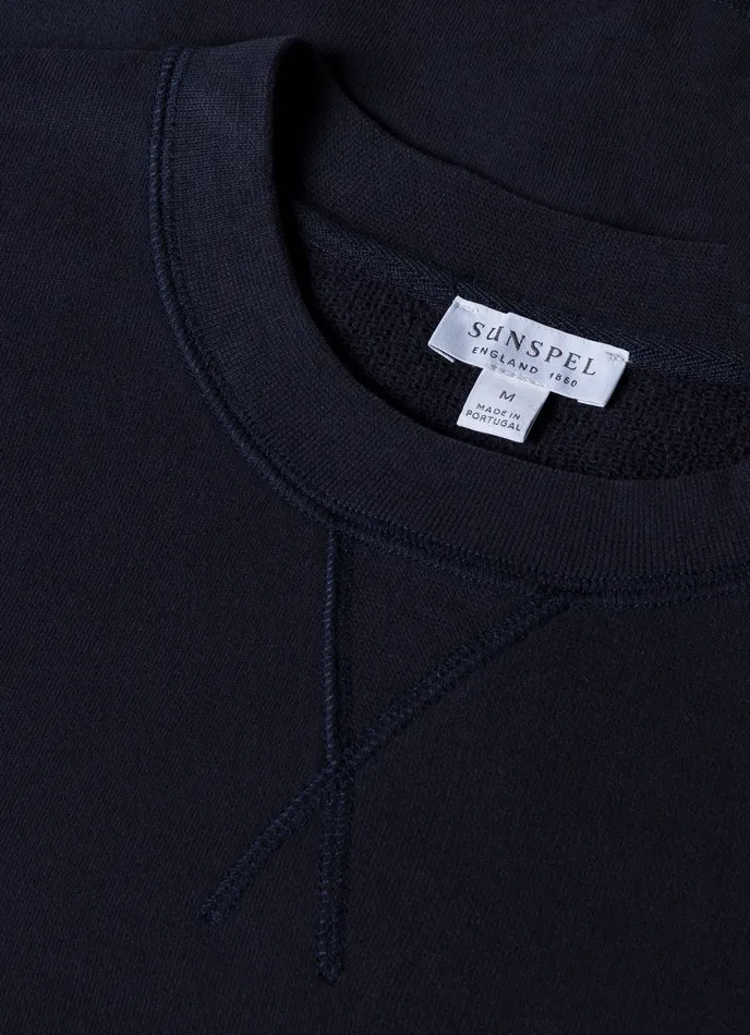 ussunspel Sweatshirts and Sweatpants Men Loopback Sweatshirt Navy ussunspel Sweatshirts and Sweatpants Men Loopback Sweatshirt Navy