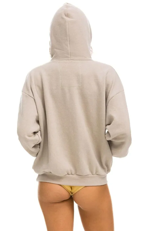 Vail Relaxed Pullover Hoodie 8211 Sand WomenMen Aviator Nation Hoodies