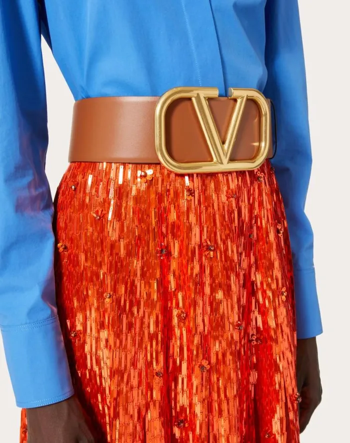 Valentino Belts Woman Reversible Vlogo Signature Belt In Glossy Calfskin 70 Mm For Woman In Blackpure Red Blackpure Red Valentino Belts Woman Reversible Vlogo Signature Belt In Glossy Calfskin 70 Mm For Woman In Blackpure Red Blackpure Red