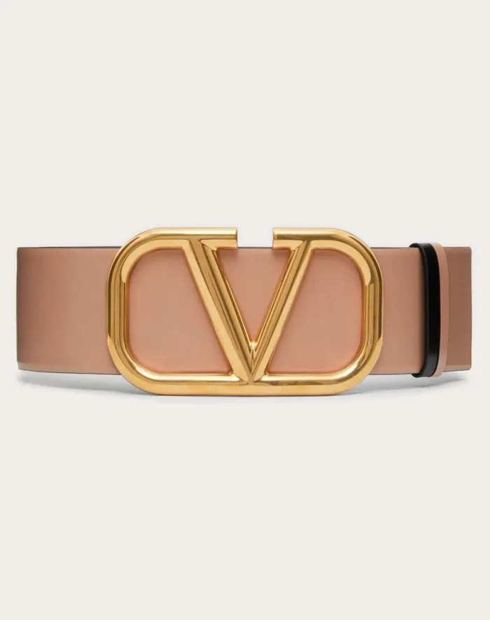 Valentino Belts Woman Reversible Vlogo Signature Belt In Glossy Calfskin 70 Mm For Woman In Blackpure Red Blackpure Red Valentino Belts Woman Reversible Vlogo Signature Belt In Glossy Calfskin 70 Mm For Woman In Blackpure Red Blackpure Red