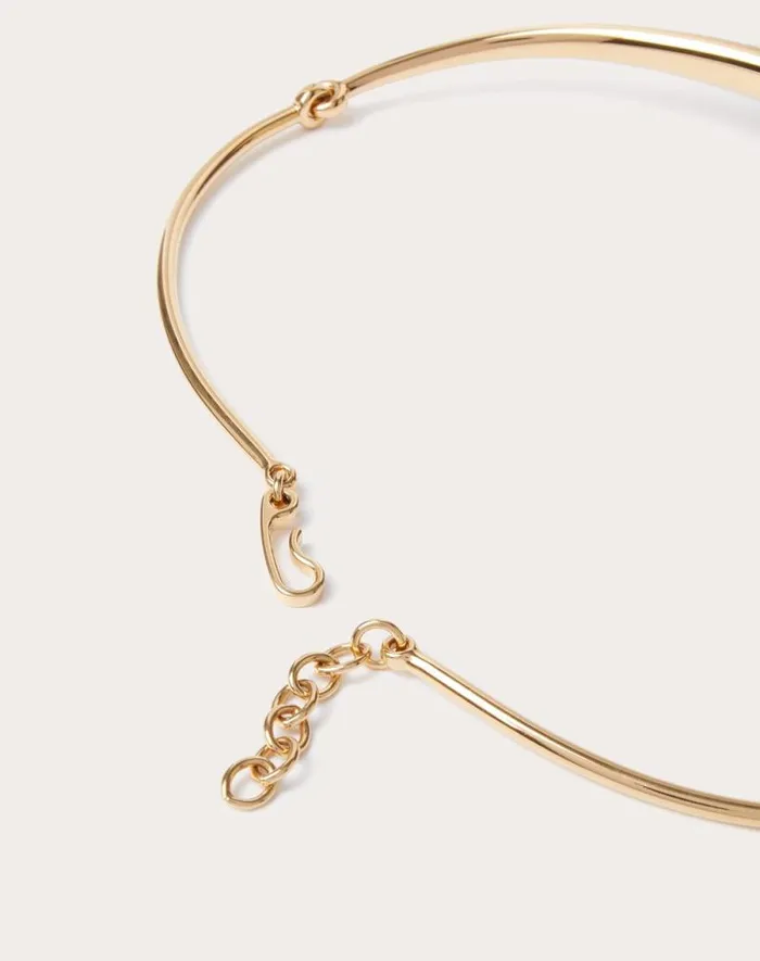 Valentino Belts Woman The Bold Edition Vlogo Metal Belt For Woman In Gold Gold Valentino Belts Woman The Bold Edition Vlogo Metal Belt For Woman In Gold Gold