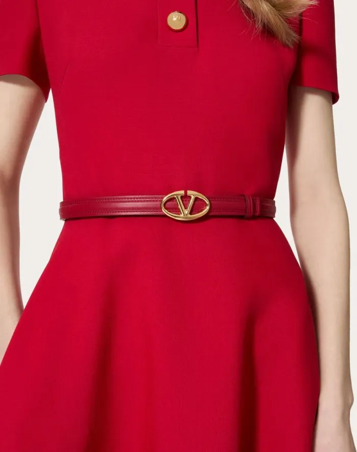 Valentino Belts Woman The Bold Edition Vlogo Shiny Calfskin Belt 20 Mm For Woman In Ivorymauve Ivorymauve Valentino Belts Woman The Bold Edition Vlogo Shiny Calfskin Belt 20 Mm For Woman In Ivorymauve Ivorymauve