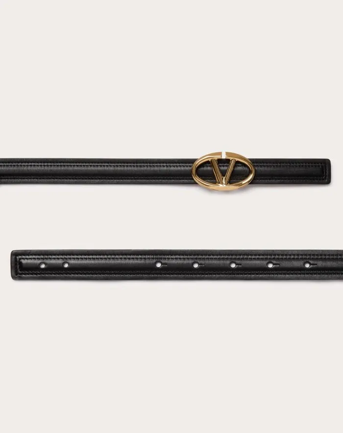 Valentino Belts Woman The Bold Edition Vlogo Shiny Calfskin Belt 20 Mm For Woman In Ivorymauve Ivorymauve Valentino Belts Woman The Bold Edition Vlogo Shiny Calfskin Belt 20 Mm For Woman In Ivorymauve Ivorymauve