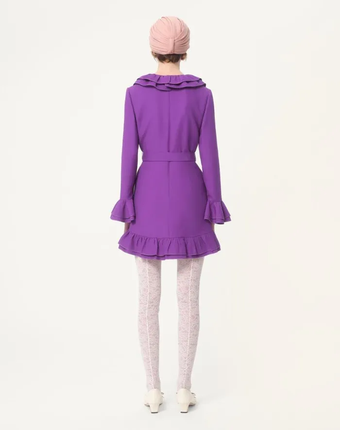 Valentino Dresses Woman Crepe Couture Short Dress For Woman In Red Red Valentino Dresses Woman Crepe Couture Short Dress For Woman In Red Red